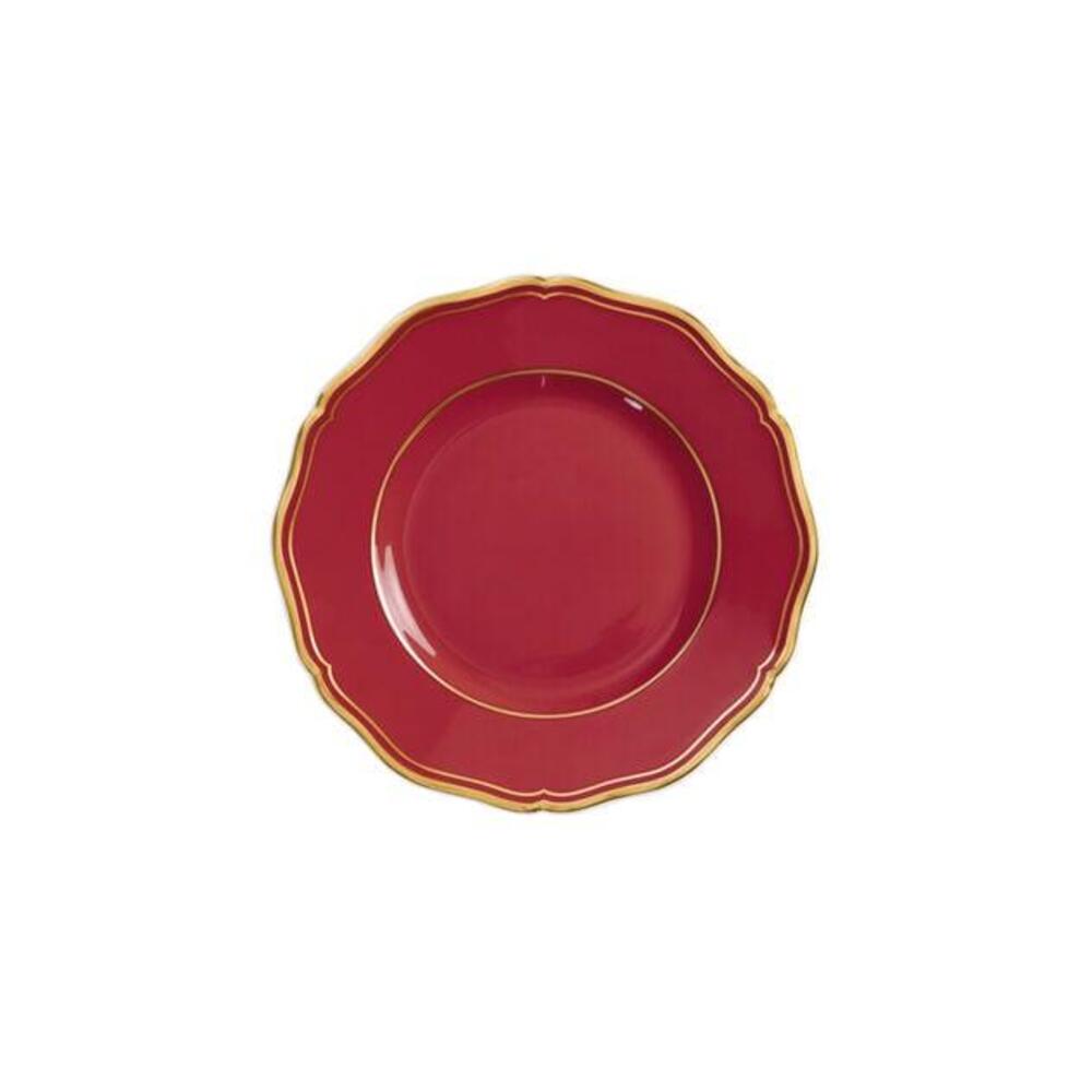 Mazurka Gold with Red Background Bread & Butter Plate by Raynaud 