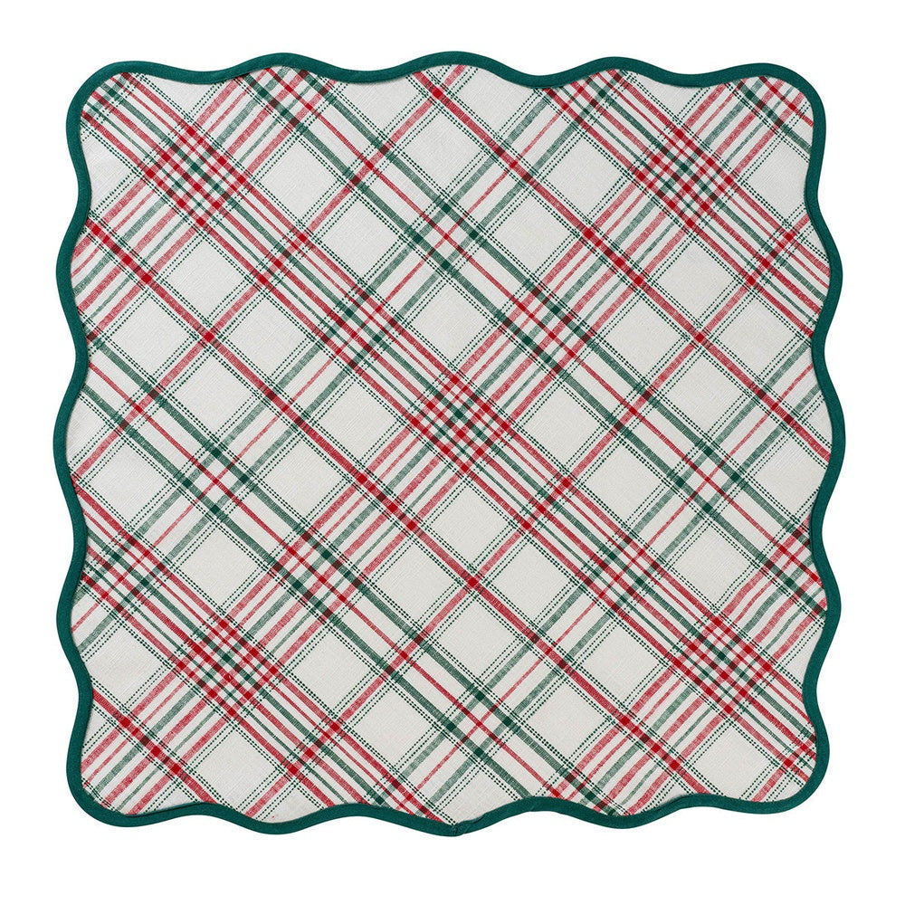 Merry Tartan Napkin Set/4 by Juliska 2