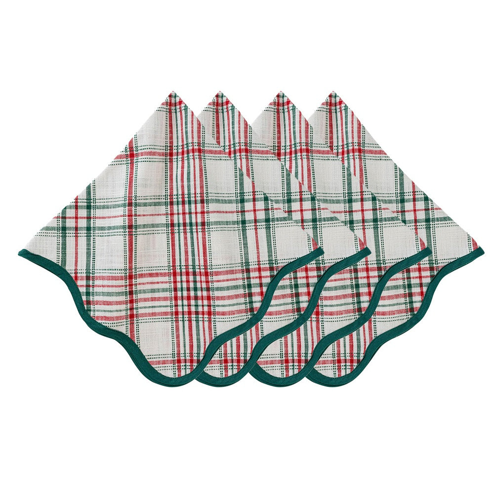 Merry Tartan Napkin Set/4 by Juliska 