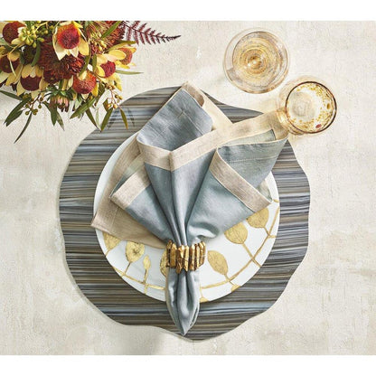 Mica Placemat - Set of 4 Beige, Taupe & Gray by Kim Seybert 2