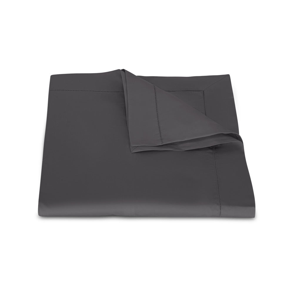 Milano Hemstitch Duvet Cover Carbon 