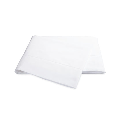 Milano Hemstitch Flat Sheet White 