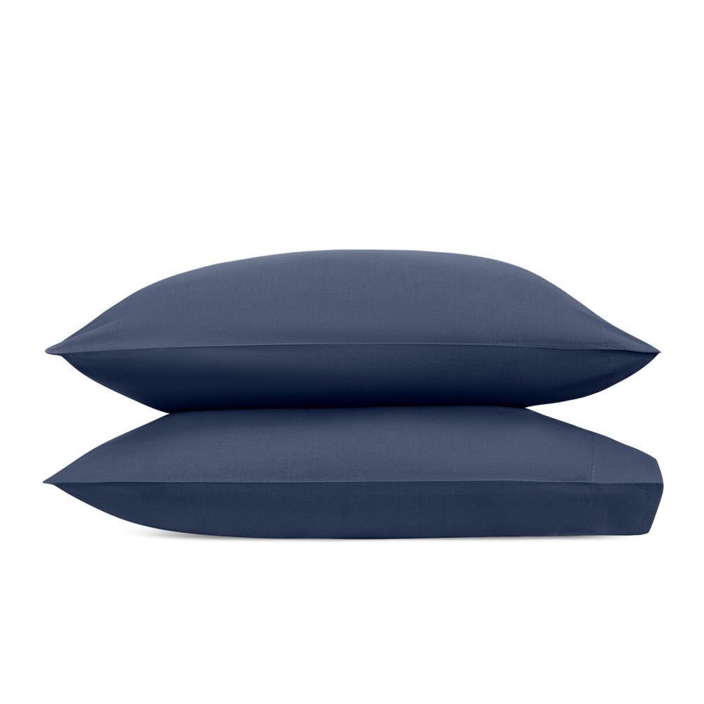 Milano Hemstitch Pillowcase Pair Steel Blue 