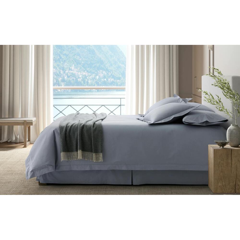 Milano Hemstitch Sham Dove Standard 1