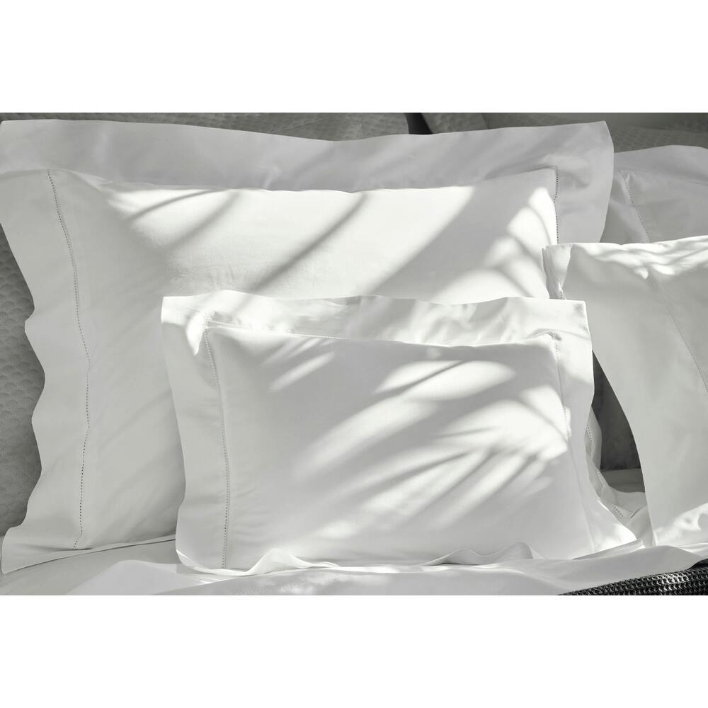 Milano Hemstitch Sham Dove Standard 10