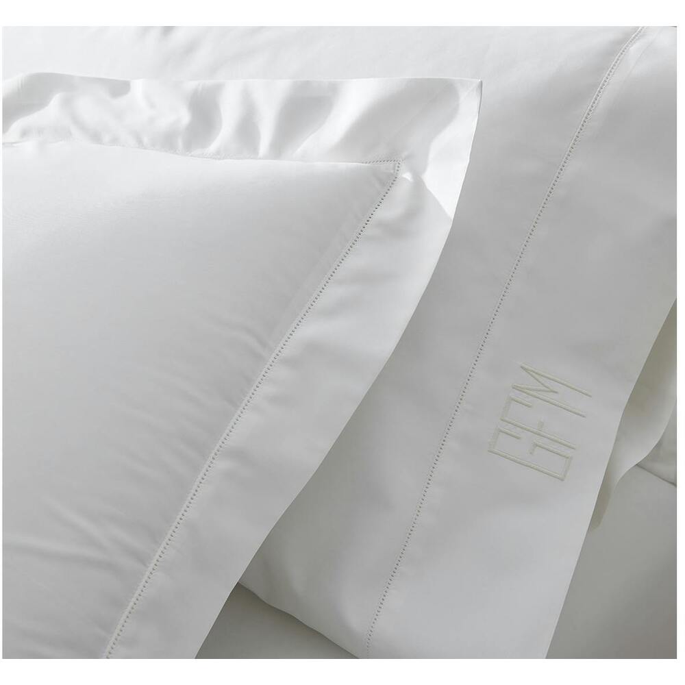 Milano Hemstitch Sham Dove Standard 9