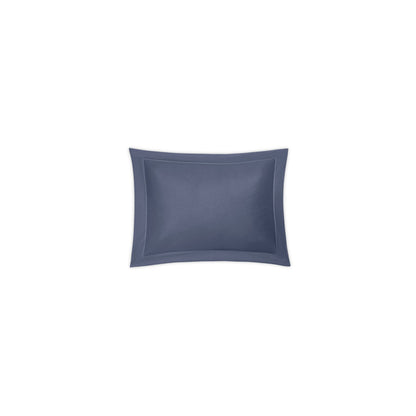 Milano Hemstitch Sham Steel Blue Boudoir 