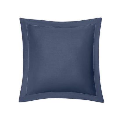 Milano Hemstitch Sham Steel Blue Euro 