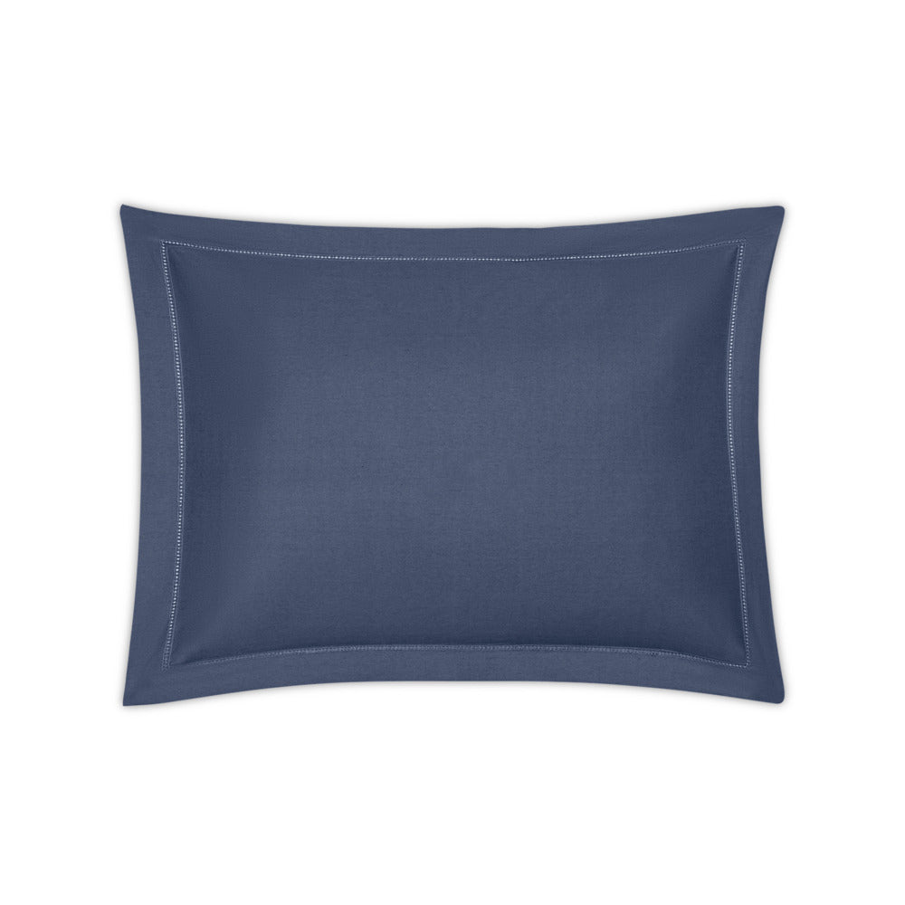 Milano Hemstitch Sham Steel Blue Standard 