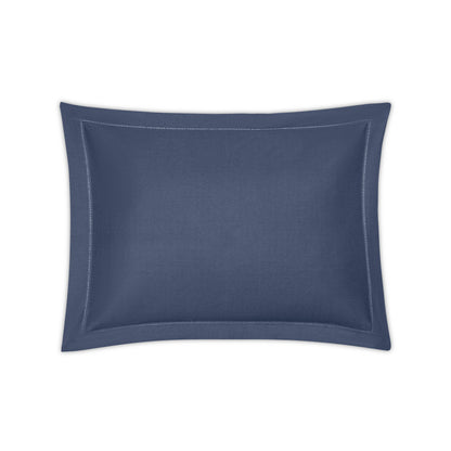 Milano Hemstitch Sham Steel Blue Standard 