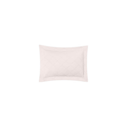 Milano Quilt Sham Blush Quilted Boudoir 