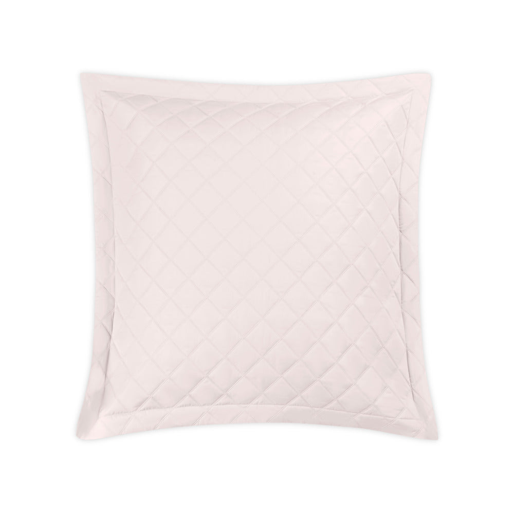 Milano Quilt Sham Blush Quilted Euro 