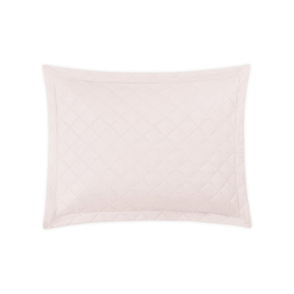 Milano Quilt Sham Blush Quilted Standard 