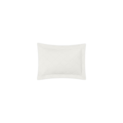Milano Quilt Sham Bone Quilted Boudoir 
