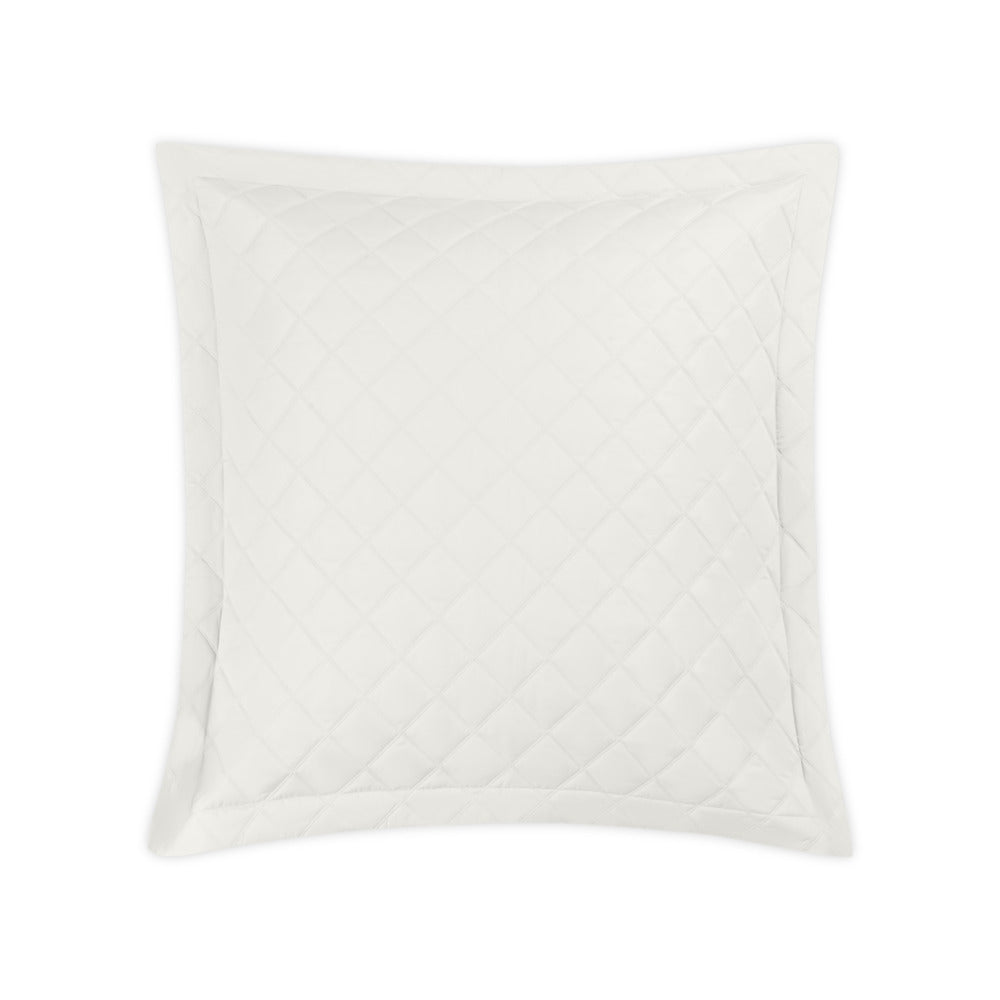 Milano Quilt Sham Bone Quilted Euro 