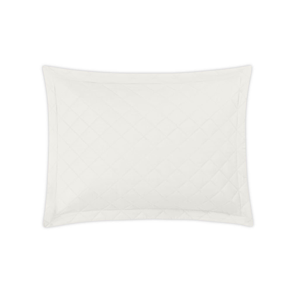 Milano Quilt Sham Bone Quilted Standard 