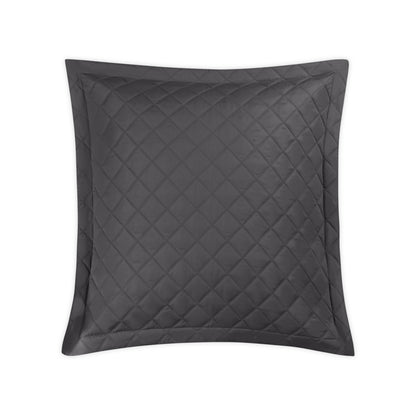 Milano Quilt Sham Carbon Quilted Euro 