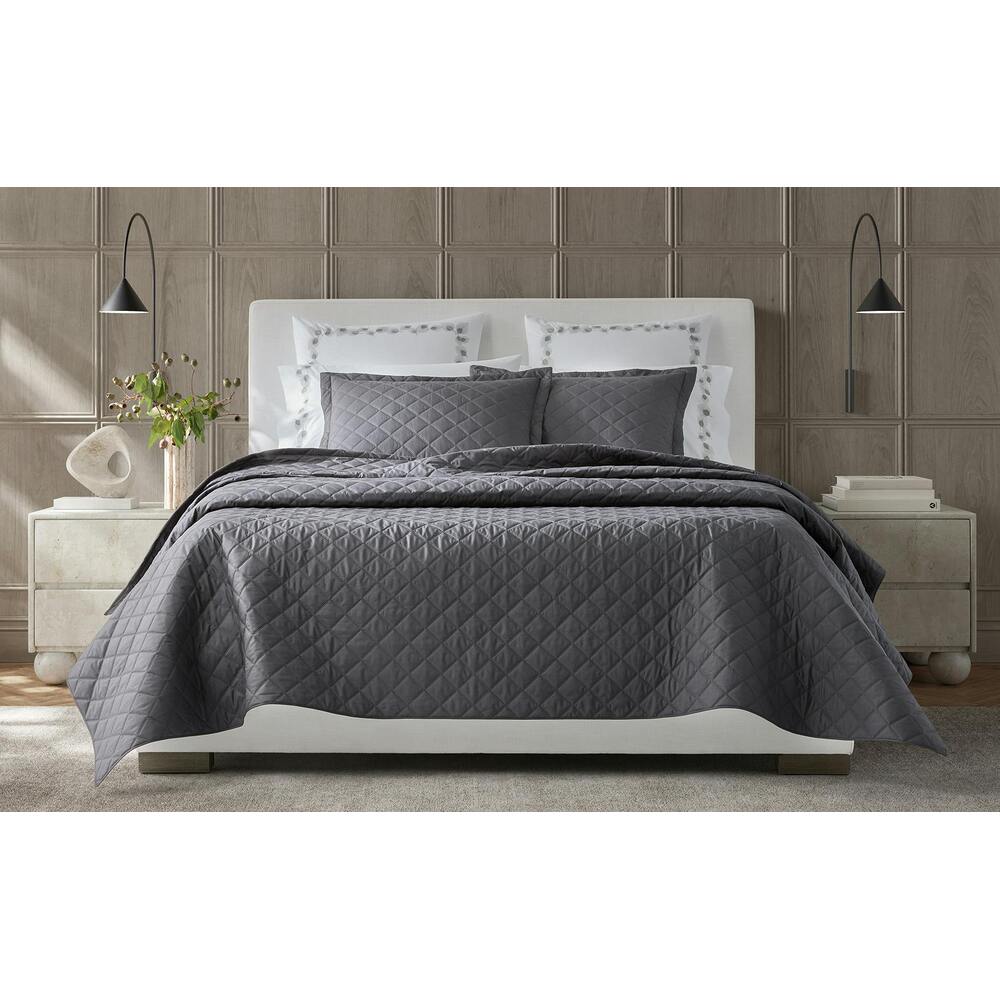 Milano Quilt Sham Dove Quilted Standard 5