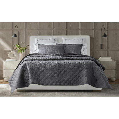 Milano Quilt Sham Dove Quilted Standard 5