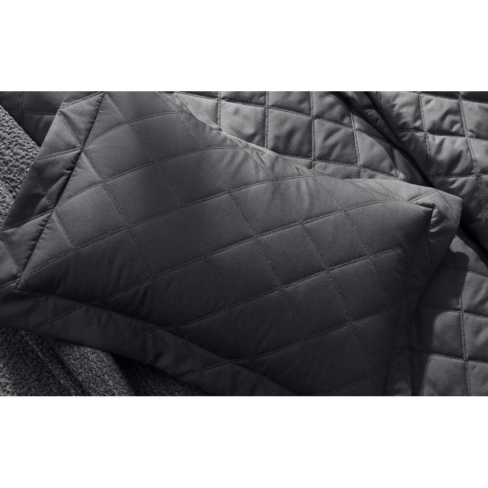 Milano Quilt Sham Dove Quilted Standard 6