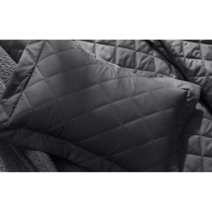 Milano Quilt Sham Dove Quilted Standard 6