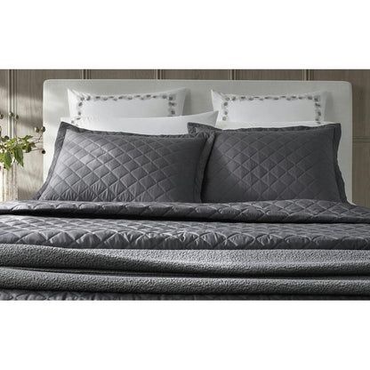 Milano Quilt Sham Dove Quilted Standard 7