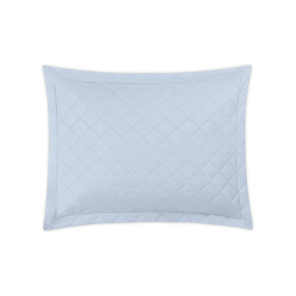 Milano Quilt Sham Sky Quilted Standard 