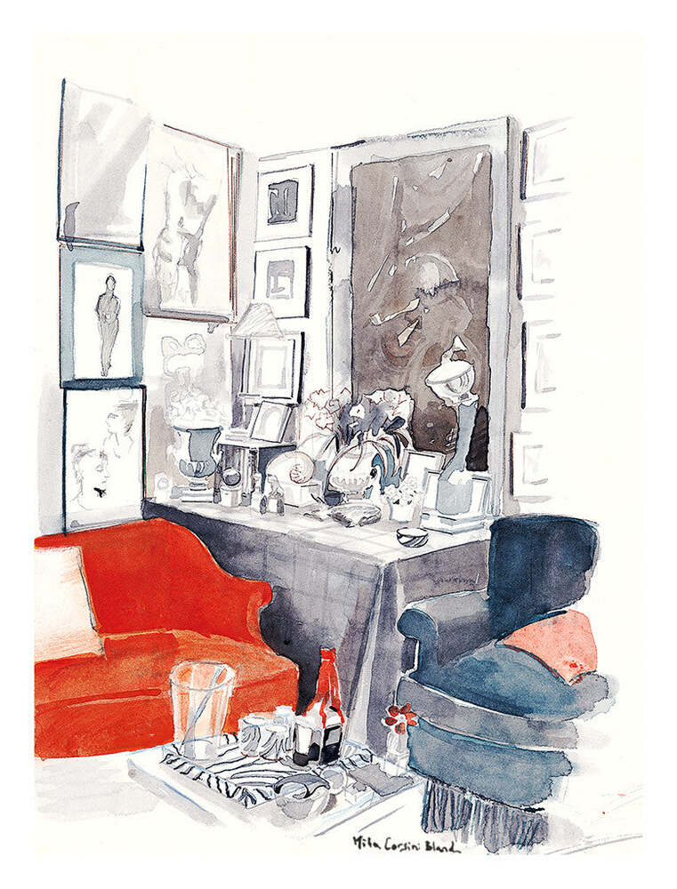 Miles Redd's First Apartment - Mita Corsini Bland by Tiger Flower Studio Additional Image -
