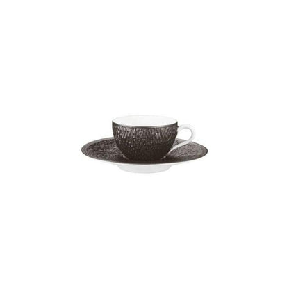 Mineral Irise Black Espresso Saucer by Raynaud 1