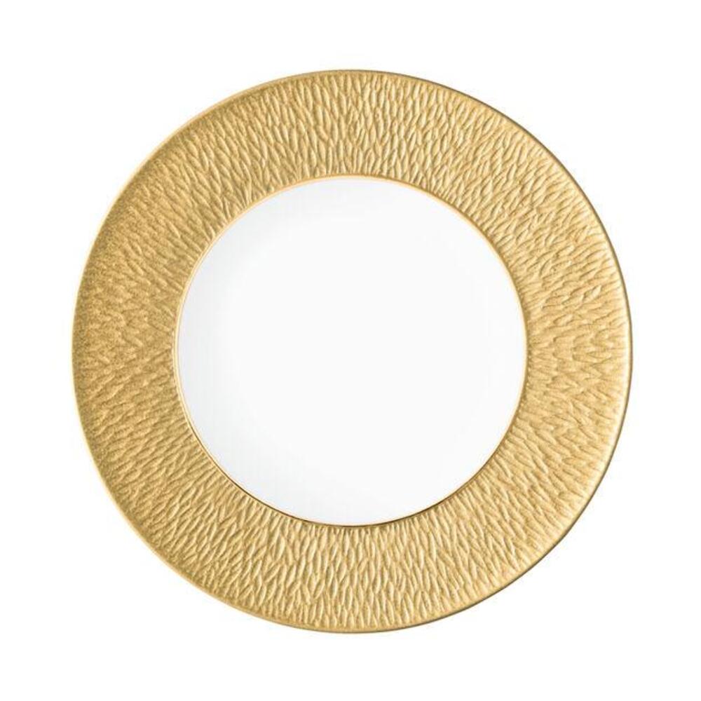 Mineral Irise Gold Gold Gold Yellow Dinner Plate by Raynaud 