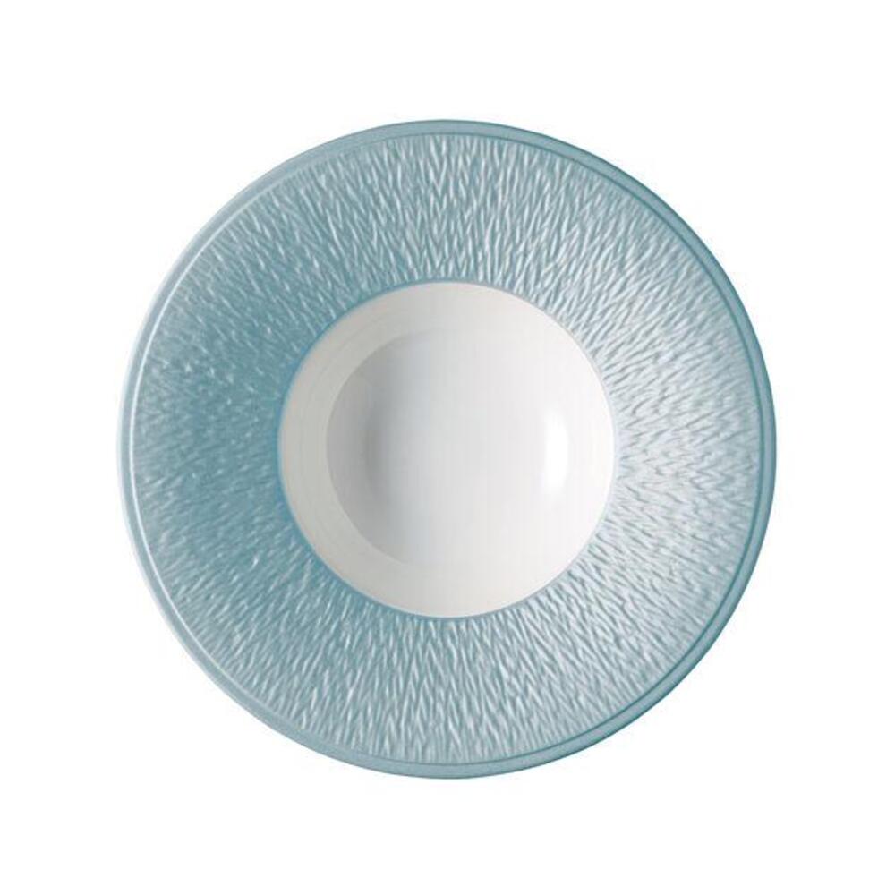 Mineral Irise Sky Blue Soup Plate by Raynaud 