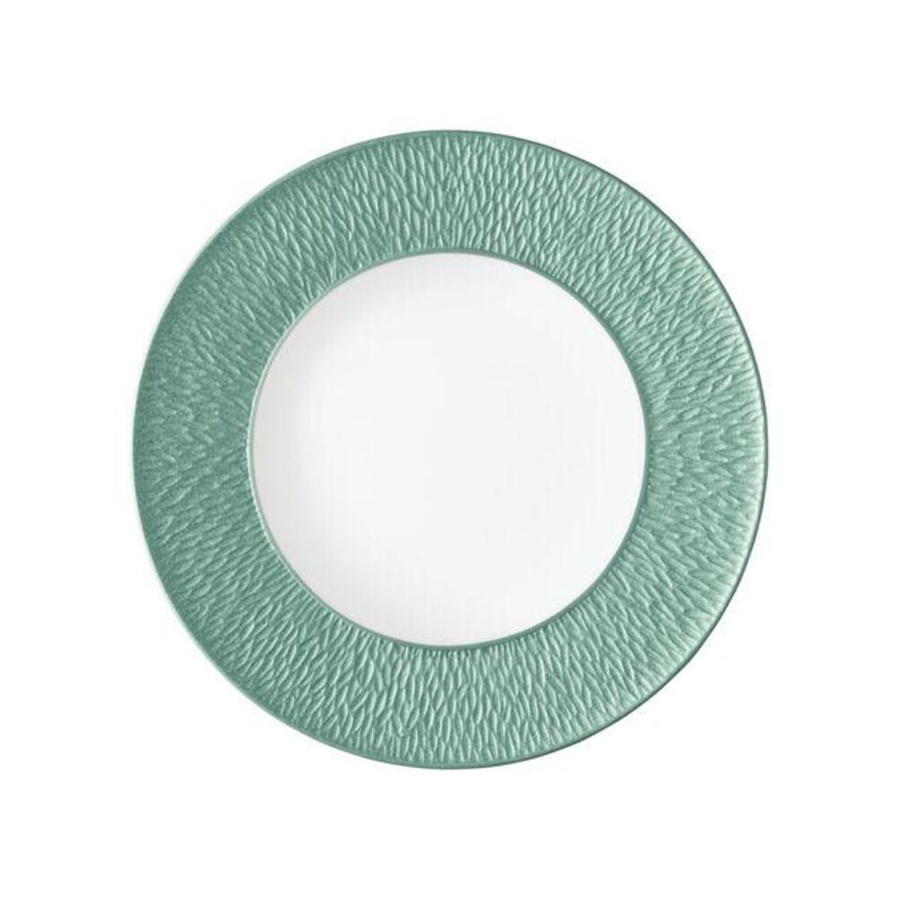 Mineral Irise Turquoise Plate Flat by Raynaud 