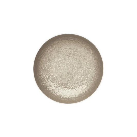 Mineral Irise Warm Grey Breakfast Plate Deep by Raynaud 