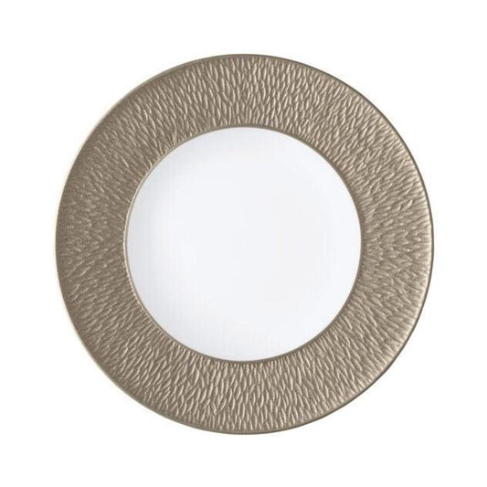 Mineral Irise Warm Grey Dinner Plate by Raynaud 