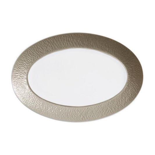 Mineral Irise Warm Grey Platter by Raynaud 