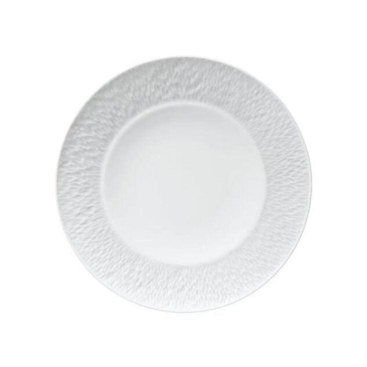 Mineral White Dessert Plate by Raynaud 