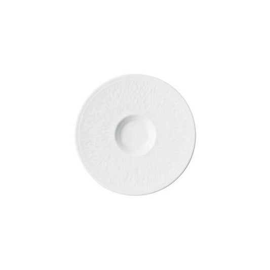 Mineral White Espresso Saucer by Raynaud 