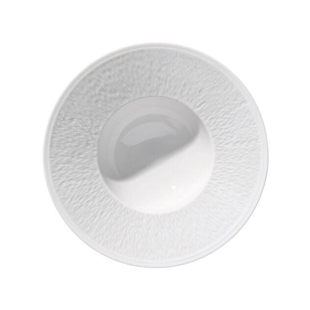 Mineral White Soup Plate by Raynaud 