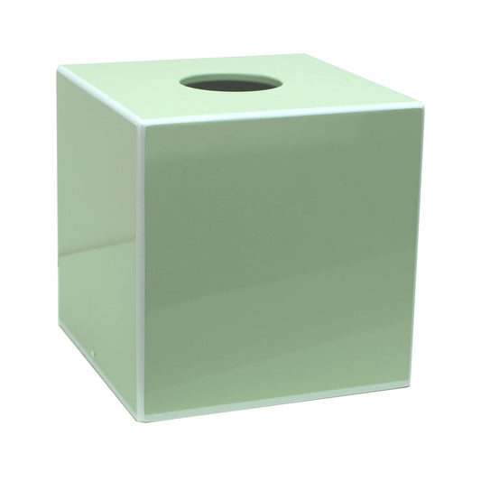Mint Square Tissue Box 5.5"x5.5" by Addison Ross