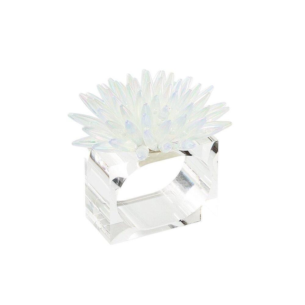 Mirage Napkin Ring in Iridescent - Set of 4 by Kim Seybert 