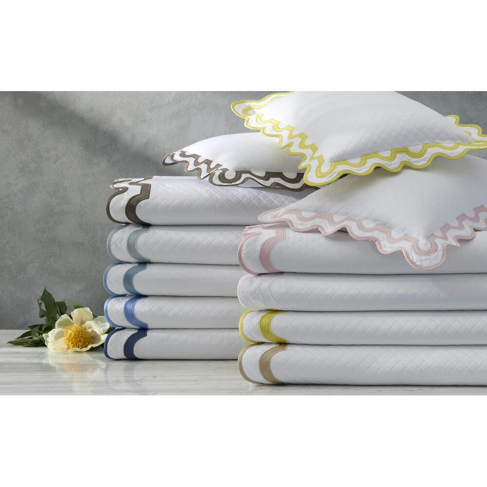 Mirasol Matelasse Coverlet Azure 2
