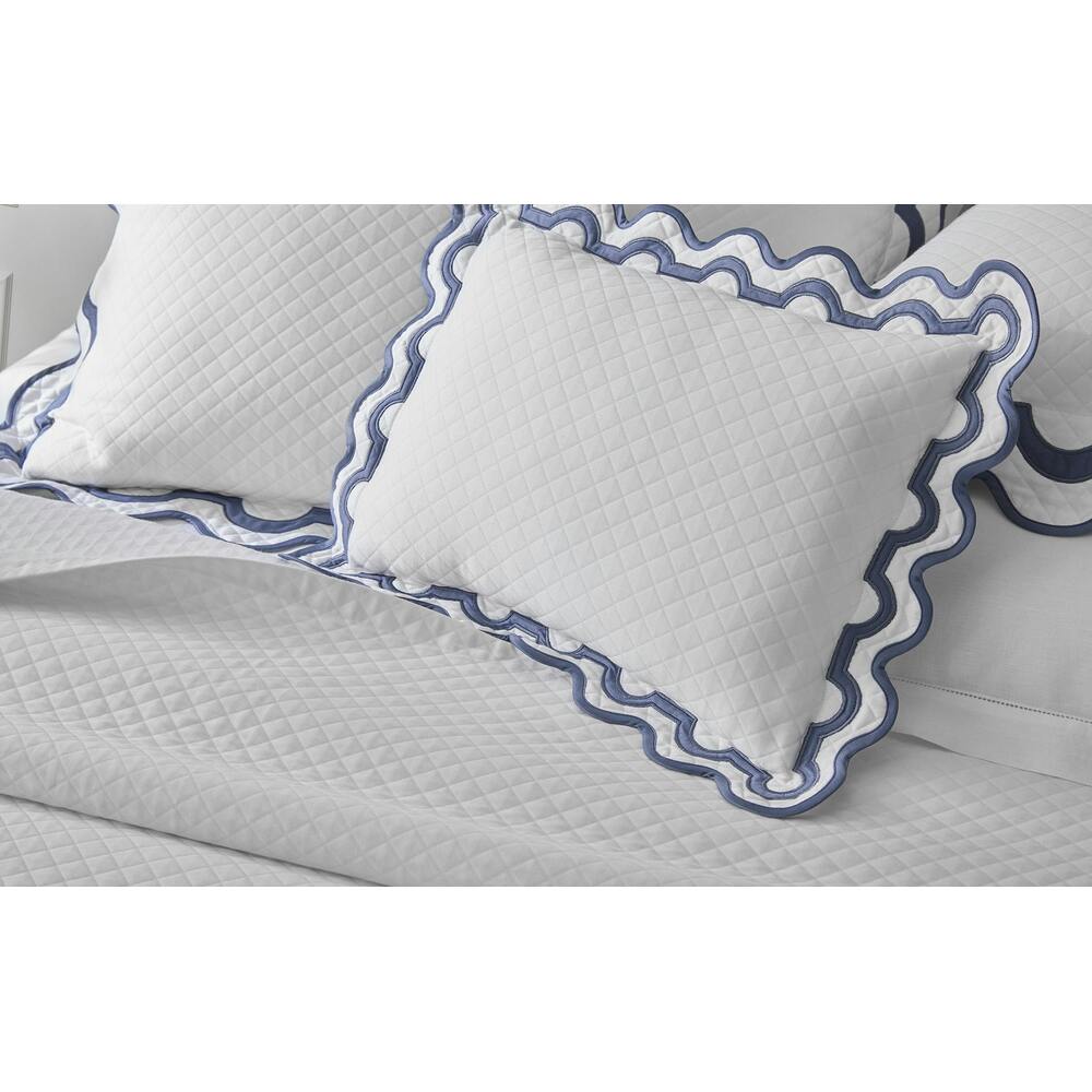 Mirasol Matelasse Coverlet Azure 3