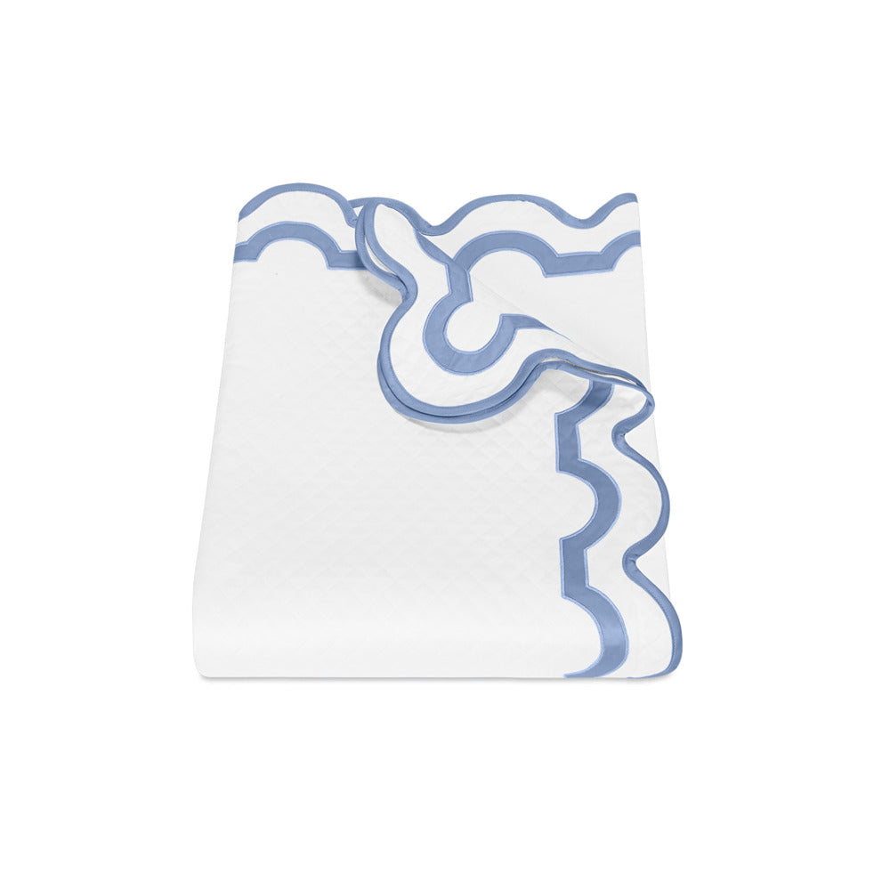 Mirasol Matelasse Coverlet Azure 