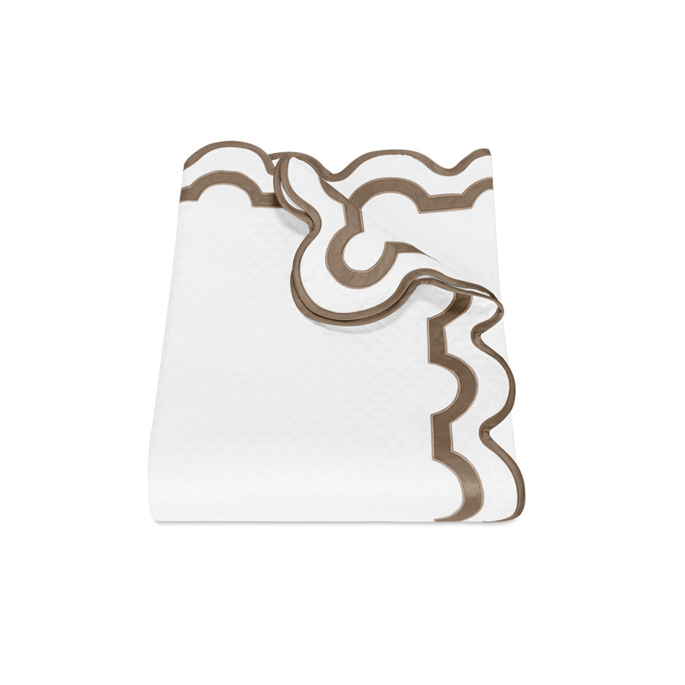 Mirasol Matelasse Coverlet Mocha 