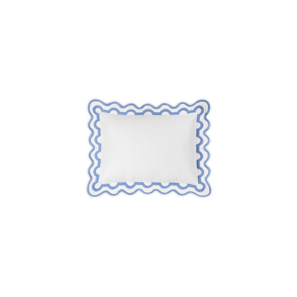 Mirasol Matelasse Sham Azure Boudoir 