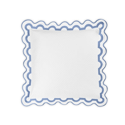 Mirasol Matelasse Sham Azure Euro 