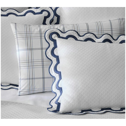 Mirasol Matelasse Sham Azure Standard 7
