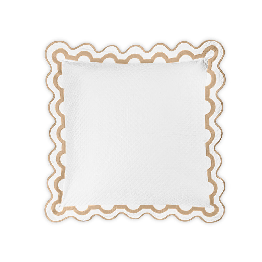 Mirasol Matelasse Sham Champagne Euro 