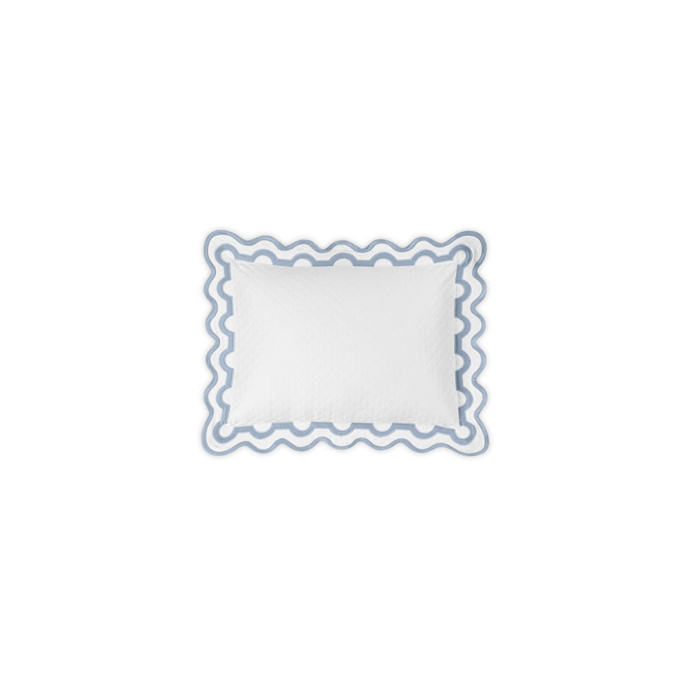 Mirasol Matelasse Sham Hazy Blue Boudoir 