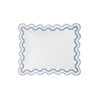 Mirasol Matelasse Sham Hazy Blue Standard 